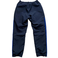 Adidas Navy and Blue Baggy Shell Trackpant Bottoms (M)