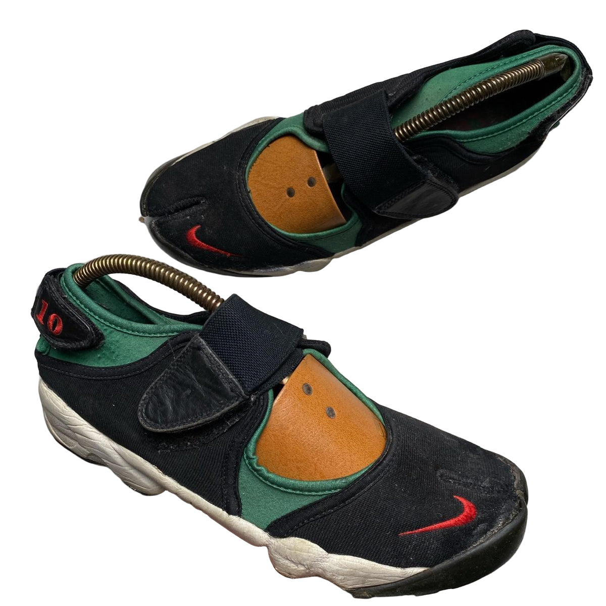 Nike Air Rift Black Green and Red 10th anniversary Vintage 2005 (UK 8 ...