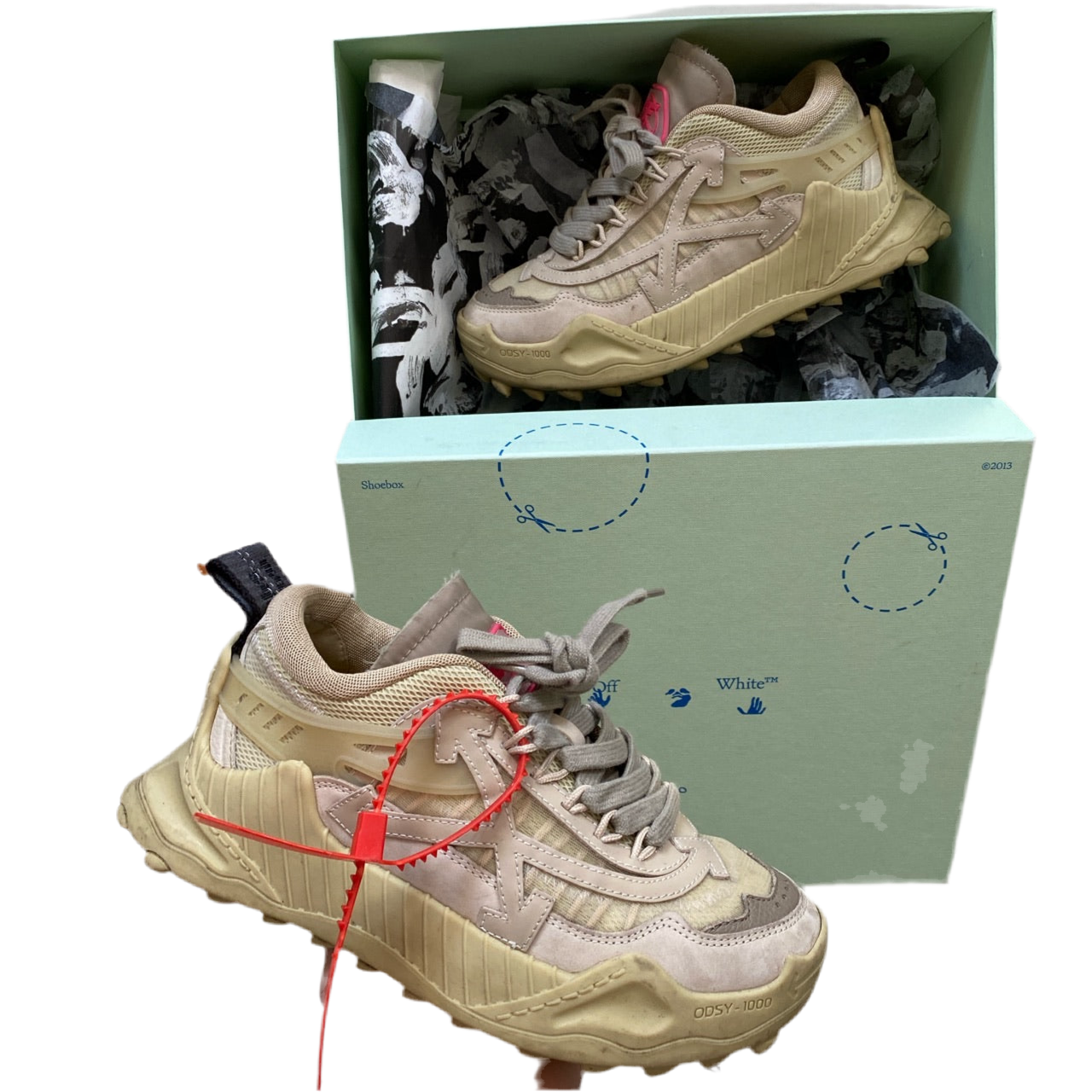 Off White Odsey 1000 Beige (EU 36)