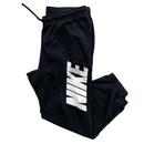 Nike Club Spellout Black and White Joggers (XL)