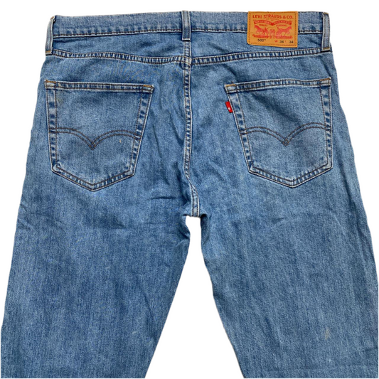 Levis 502 Light Blue Jeans (34W)