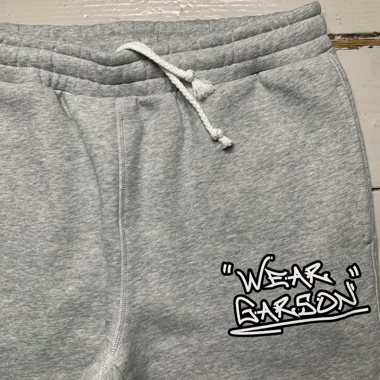 Heather Grey The Trio Contrast Stitch Sweatpants