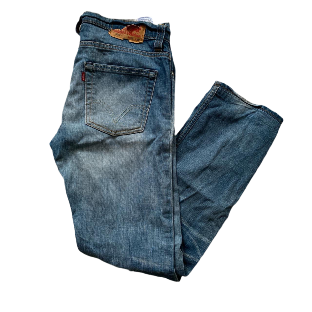 Levis 506 Light Wash Jeans (32W)
