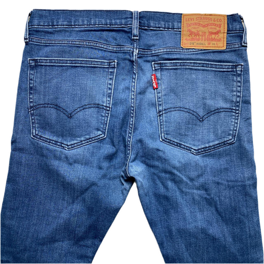 Levis 519 Hi Ball Blue Jeans (36W)