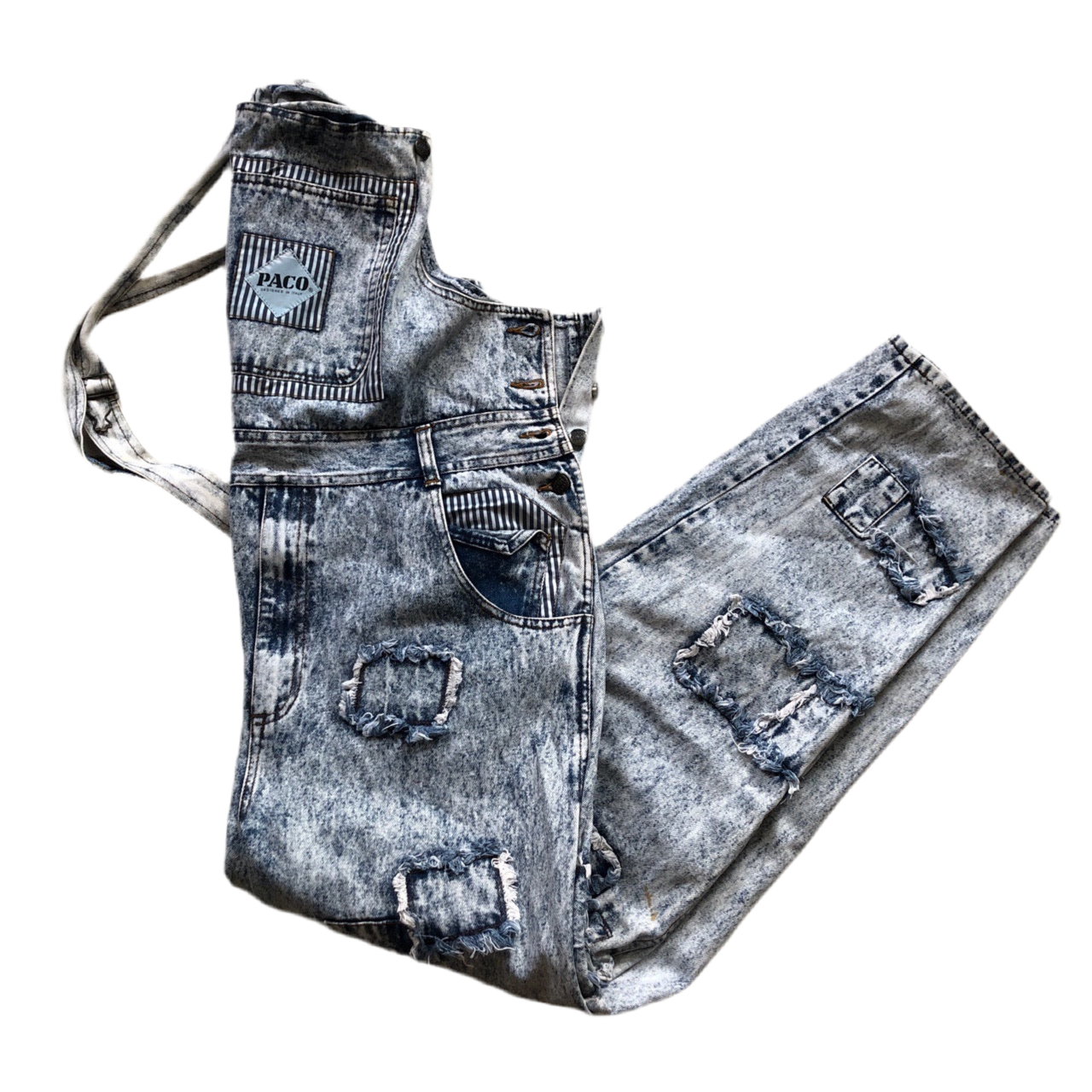 Paco Stonewashed Dungarees (L)