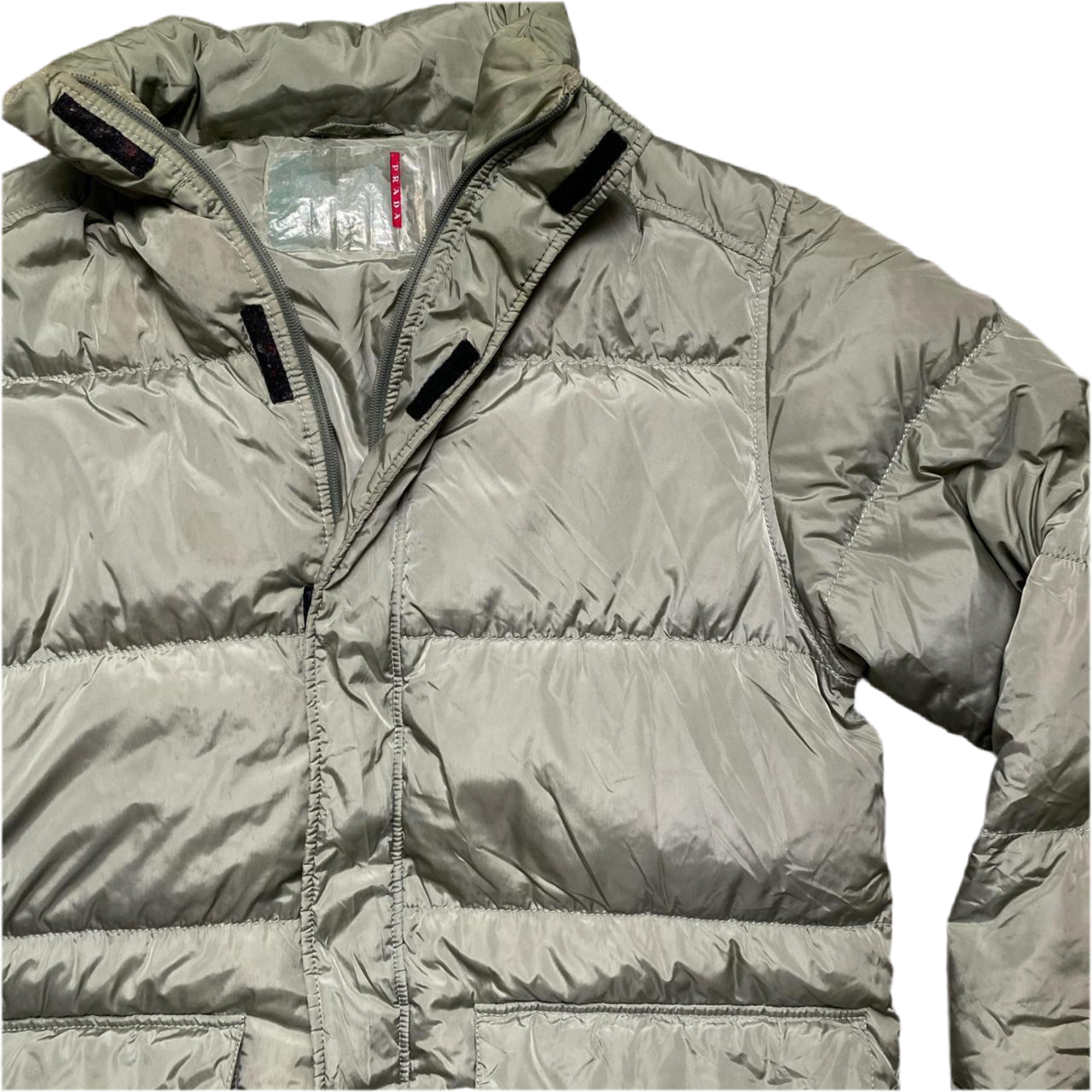 Prada Sport Vintage Light Green Puffer Jacket (L)