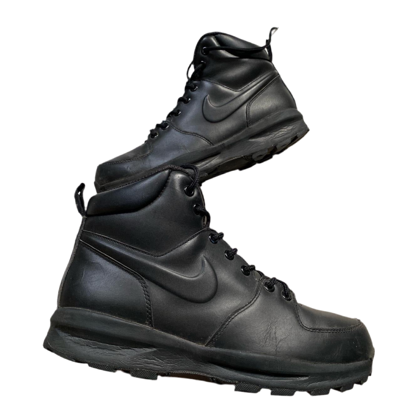 Nike Black Leather Boot (UK 8)