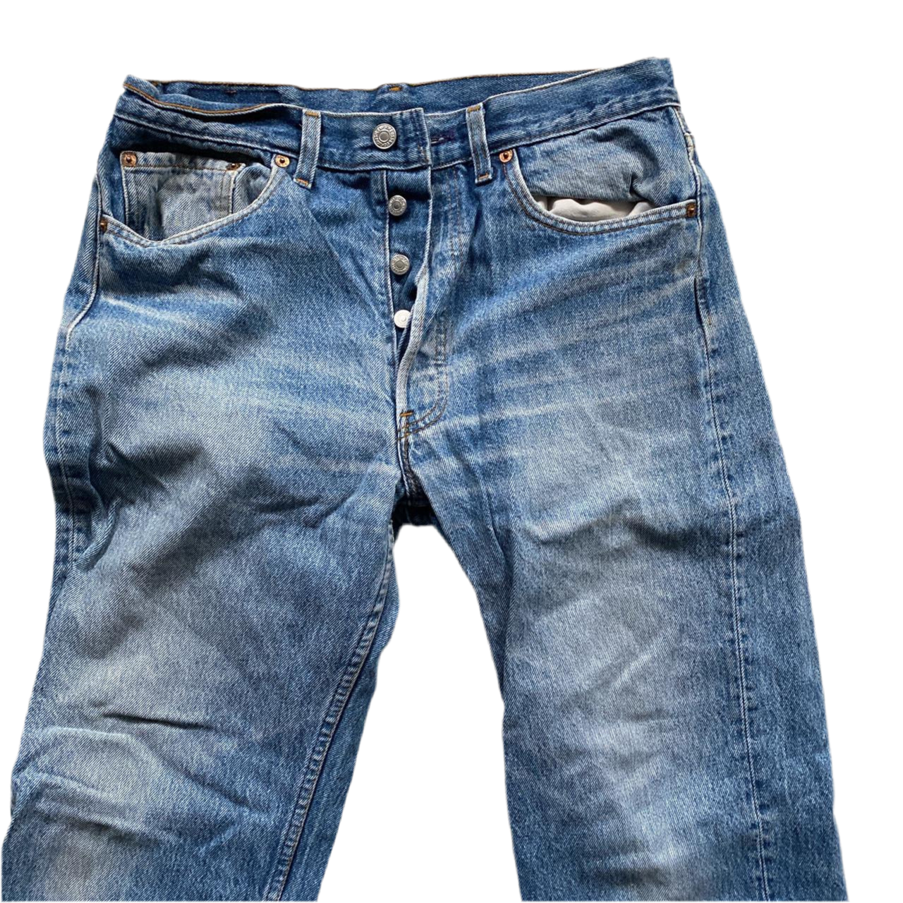 Levis 501 Blue Jeans (32W)