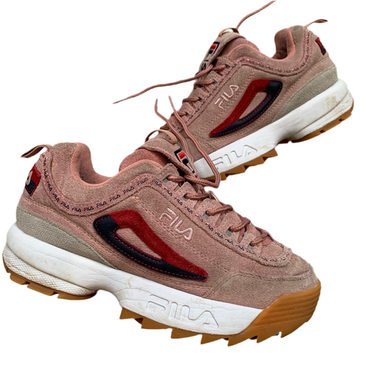Fila Disruptor II Pink Suede (UK 4)