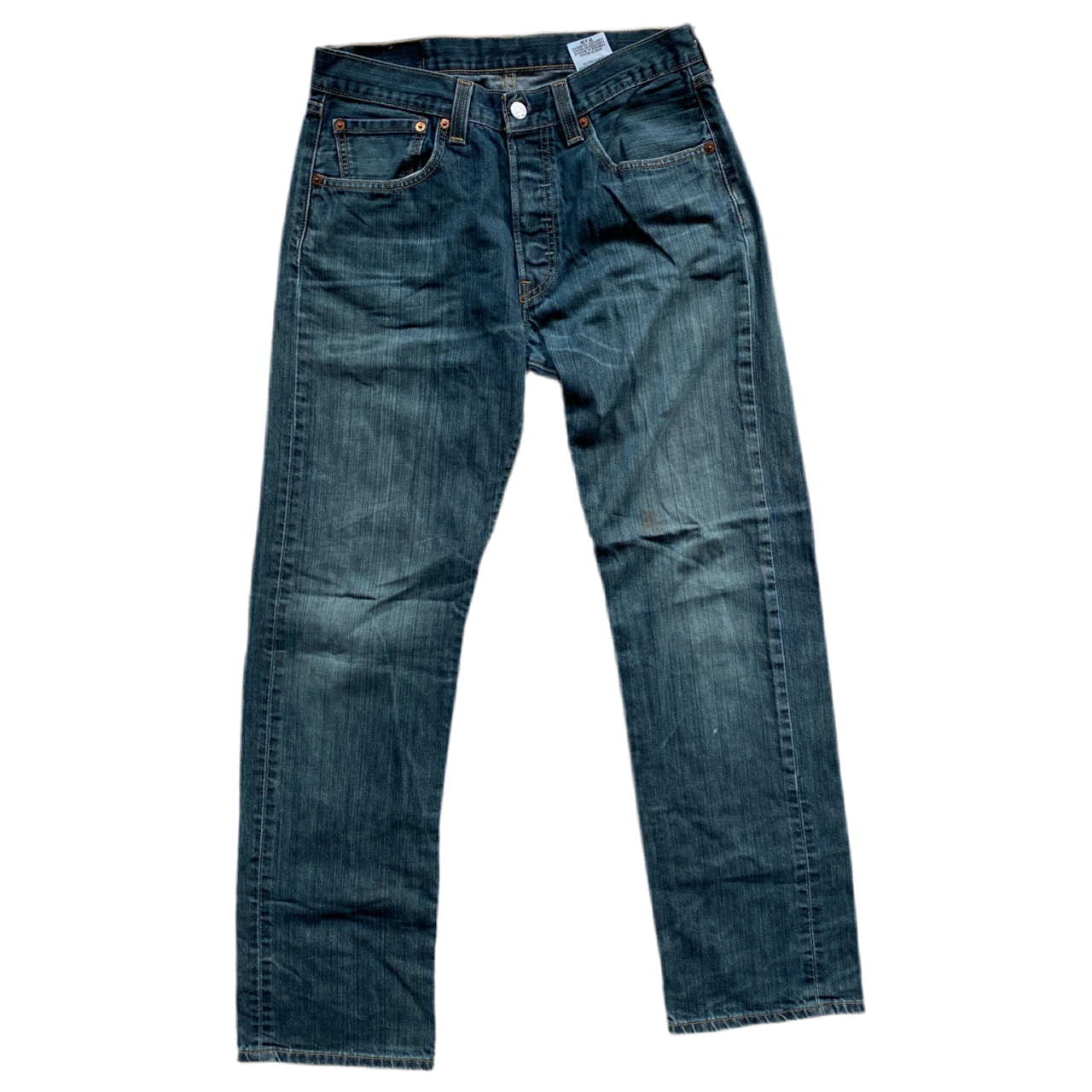 Levis 501 Light Fade Blue Jeans (31W)