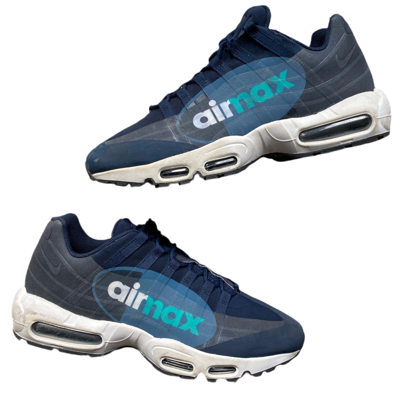 Nike Air Max 95 Navy and White (UK 10.5)