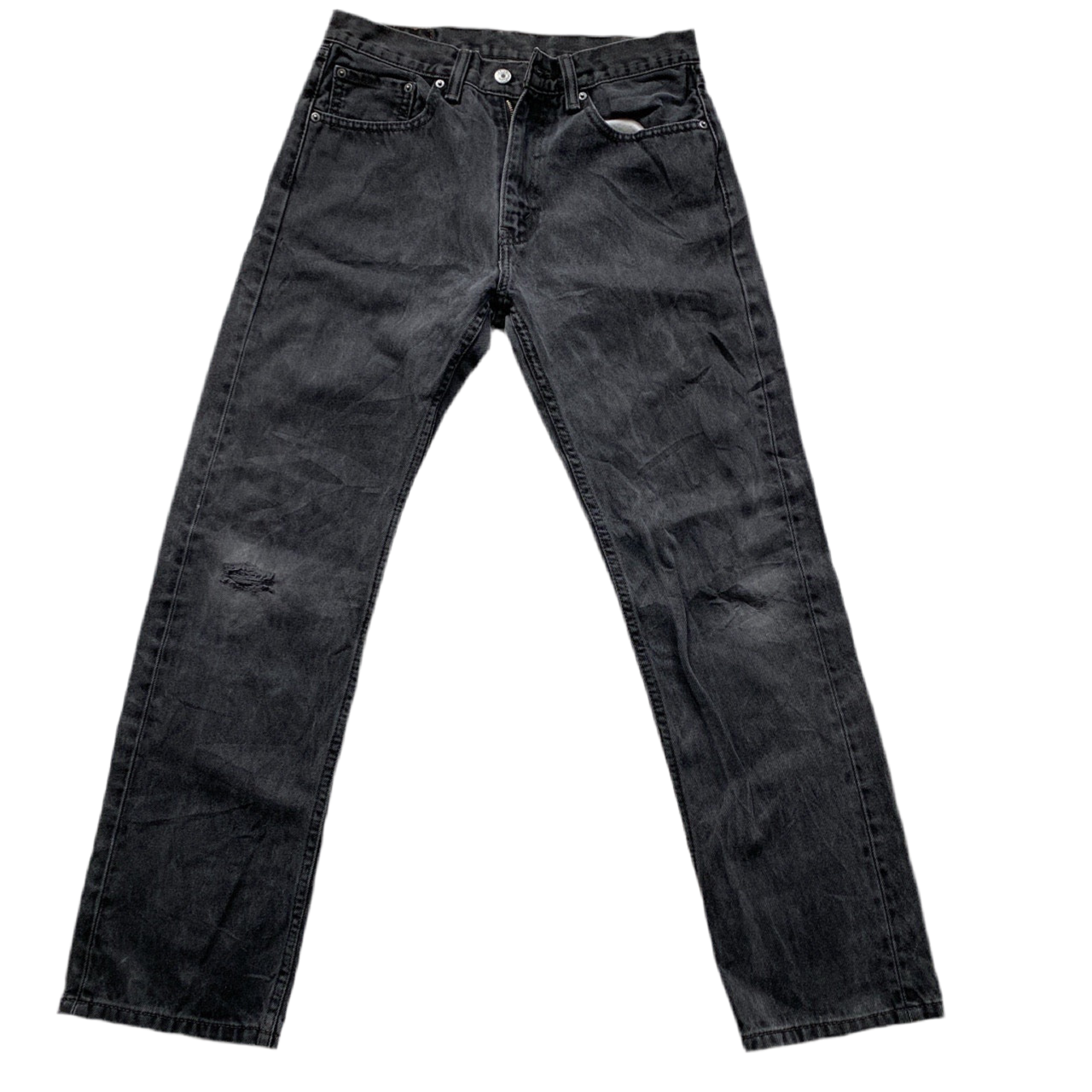 Levis 505 Charcoal Grey Jeans (32W)