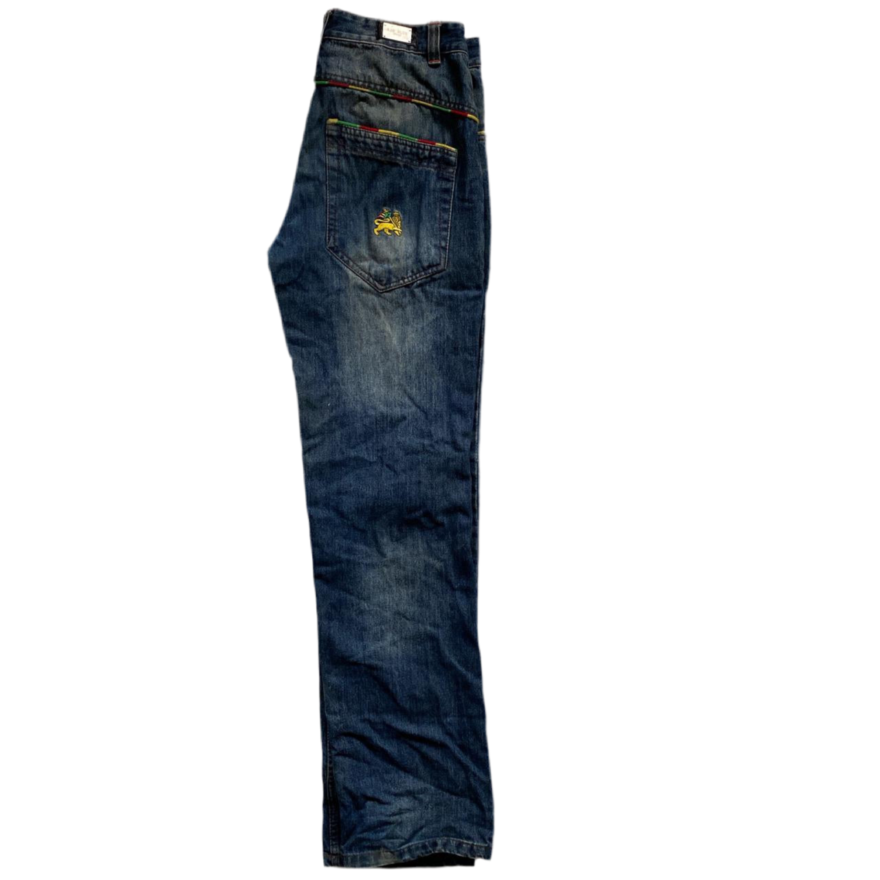Raw Blue Vintage Rasta Lion Jeans (32W)