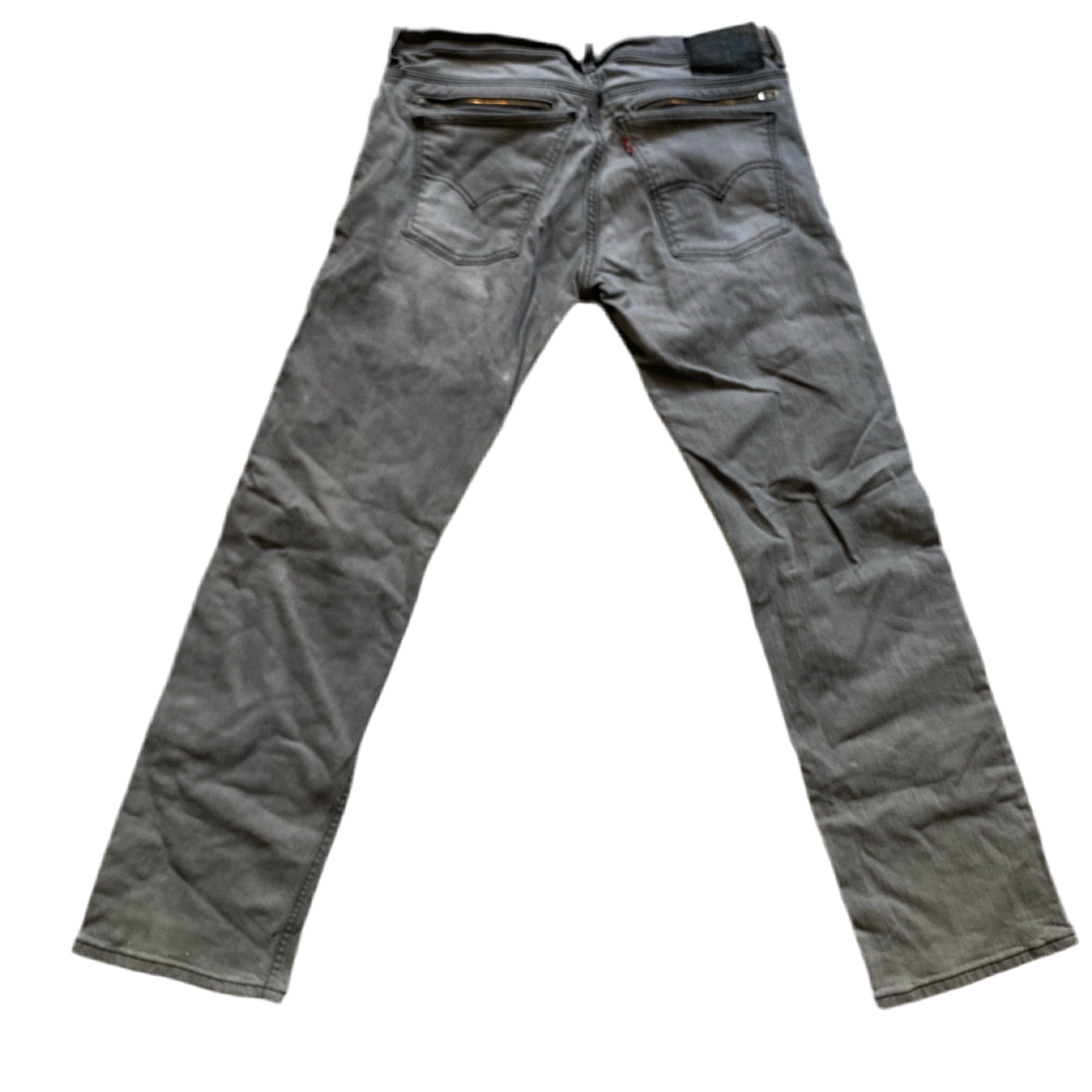 Levis 514 Slim Straight Grey Jeans (34W)