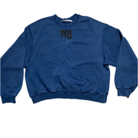 Alexander Wang Blue Cropped Jumper and Bottoms Tracksuit (S)