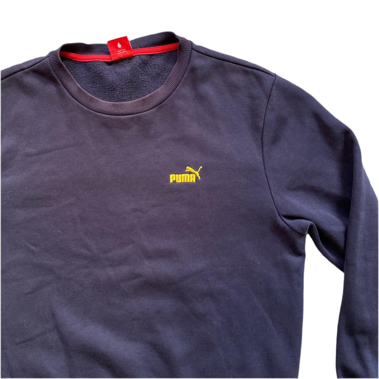 Puma Navy and Yellow Jumper (L)