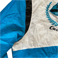 Raw Blue Varsity Bomber Jacket (2XL)