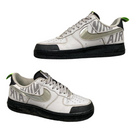 Nike Air Force 1 White Silver Black (UK 9)