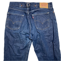 Levis 561 04 Buckleback Vintage Navy Baggy Jeans (32W)