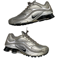 Nike Shox Turbo 9 Metallic Silver and Black 2010 (UK 9.5)