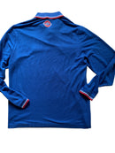 Blue Workwear Long-sleeve Polo (M)