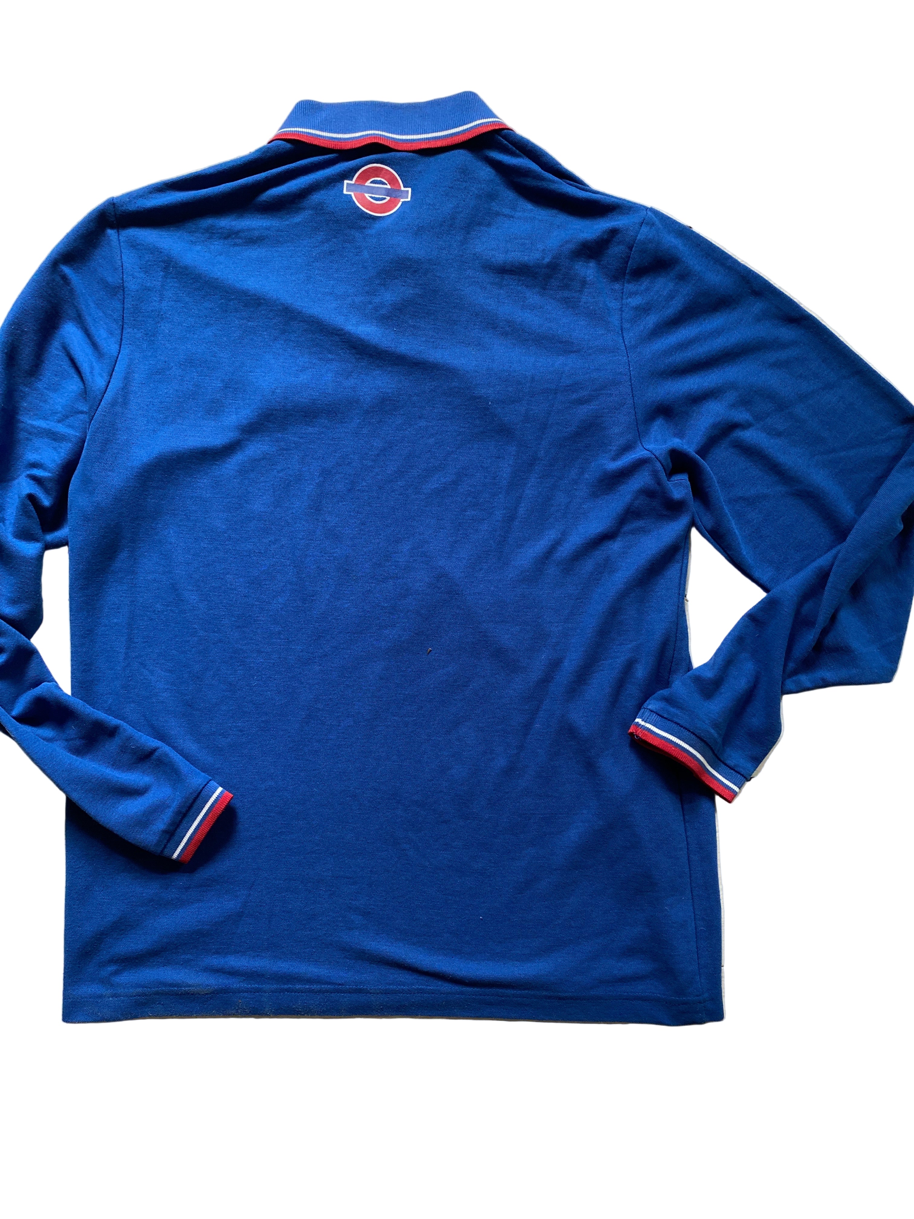 Blue Workwear Long-sleeve Polo (M)