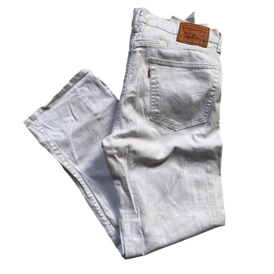 Levis 751 White Jeans (36W)