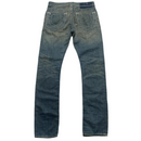 True Religion Stonewash Light Blue White Stitch Jeans (32W)