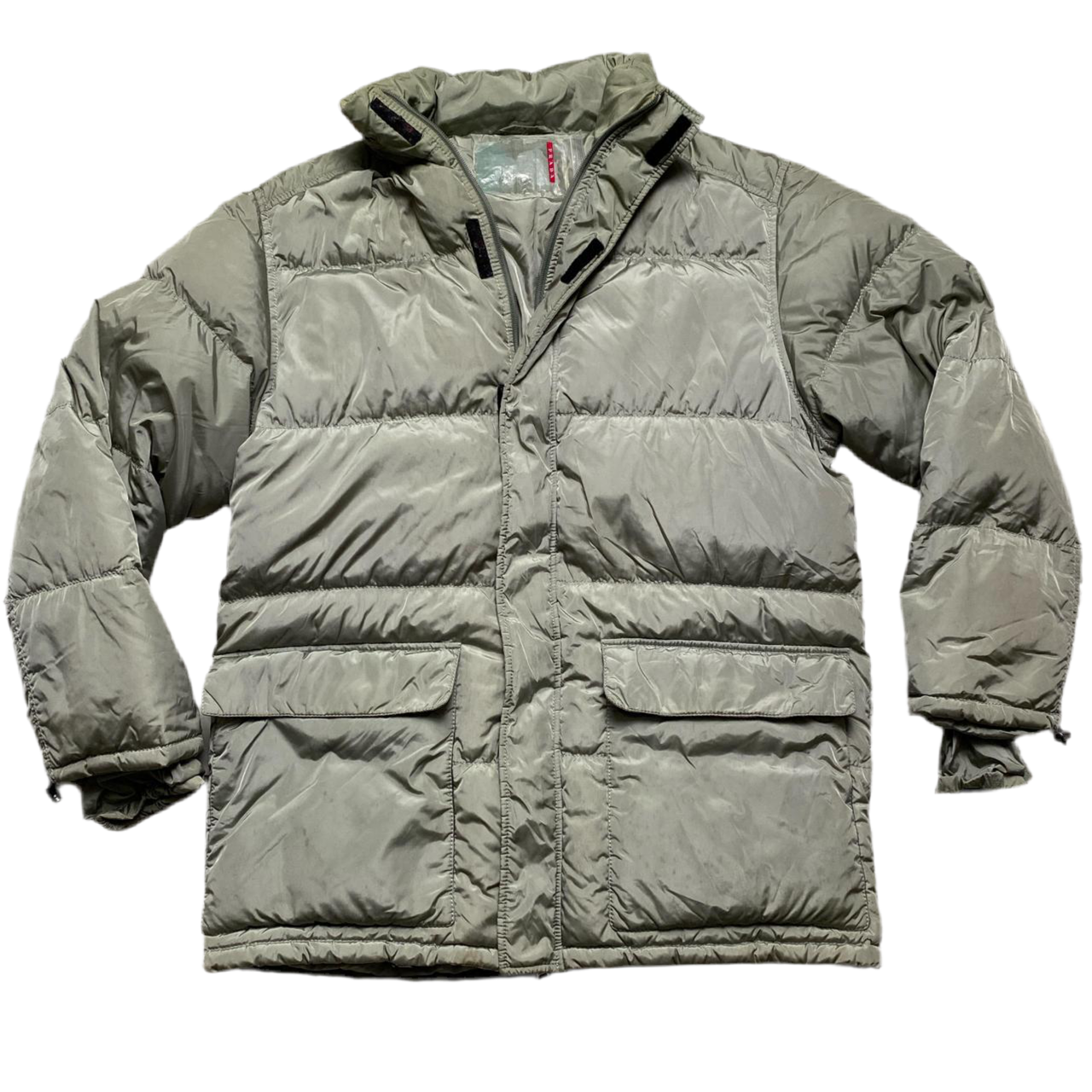 Prada Sport Vintage Light Green Puffer Jacket (L)