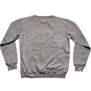 Track Mafia Grey and White Embroidery Stitch Jumper (M)