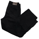 A1 Denim Baggy Carpenter Black and White Embroidery Jeans (34W)