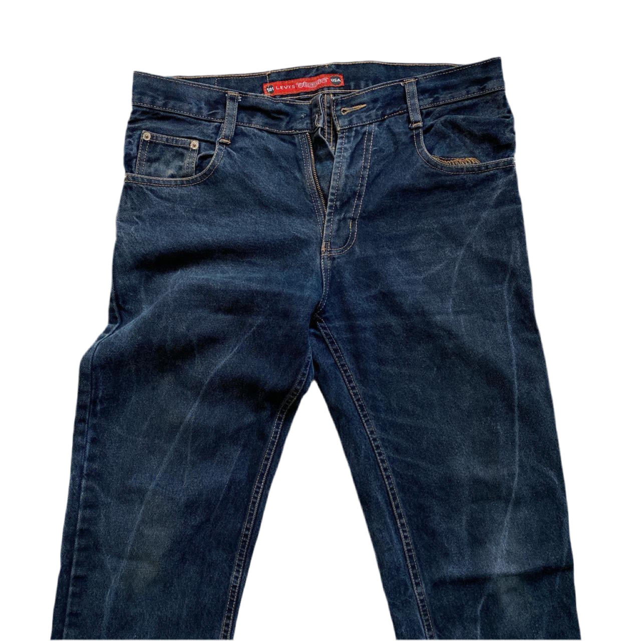 Levis 501 Dark Navy Jeans (34W)