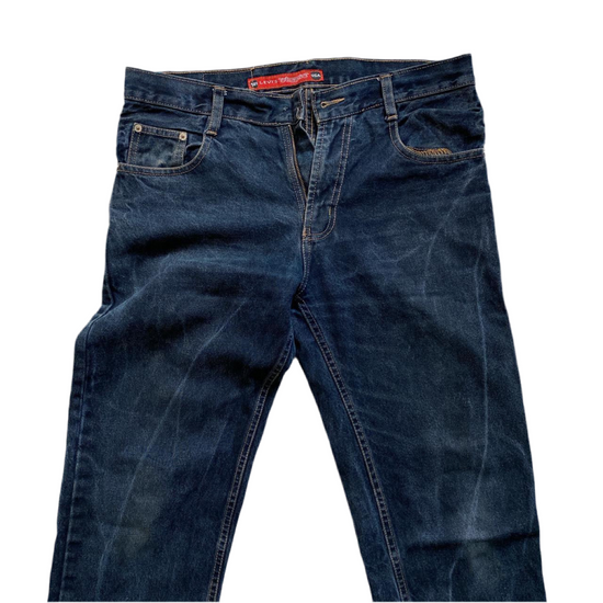 Levis 501 Dark Navy Jeans (34W)