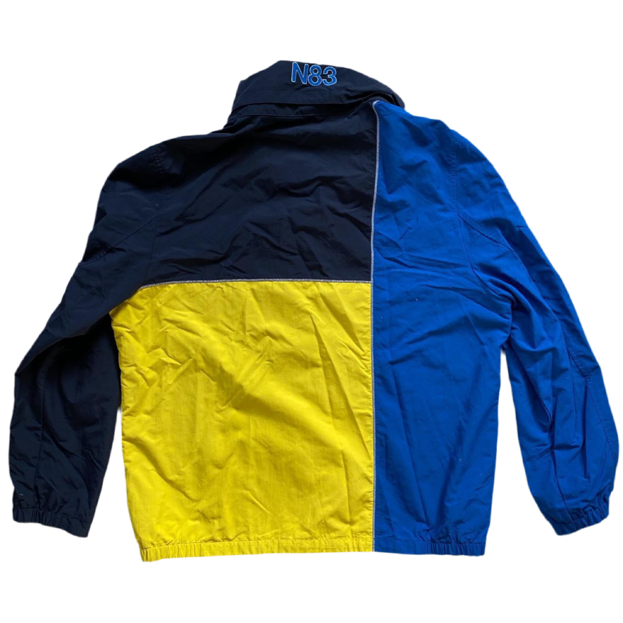 Nautica Blue and Yellow Windbreaker (2XL)