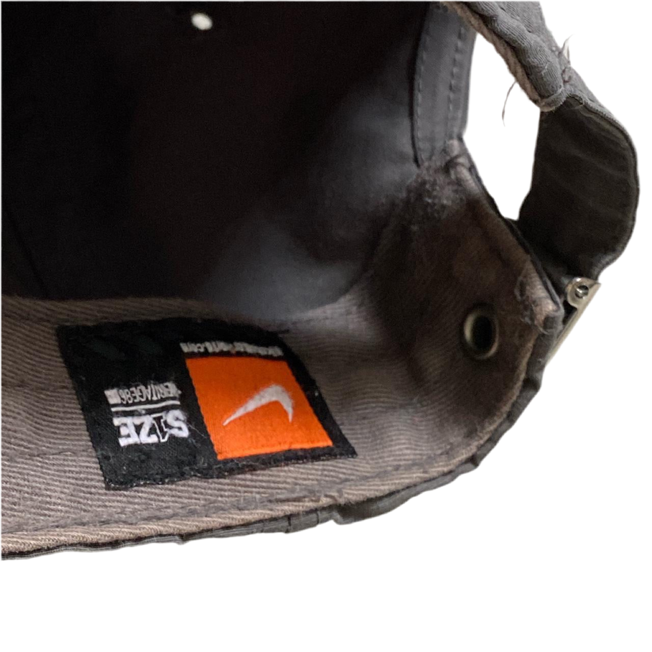 Nike Silver Swoosh Cap