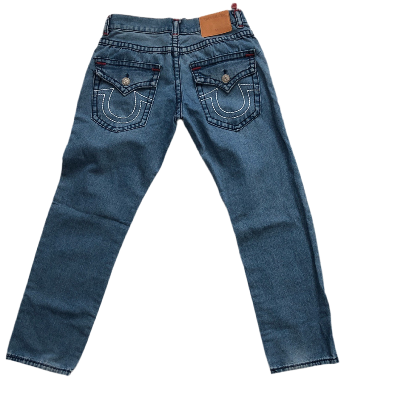 True Religion Stitch Stonewash Jeans (32W)