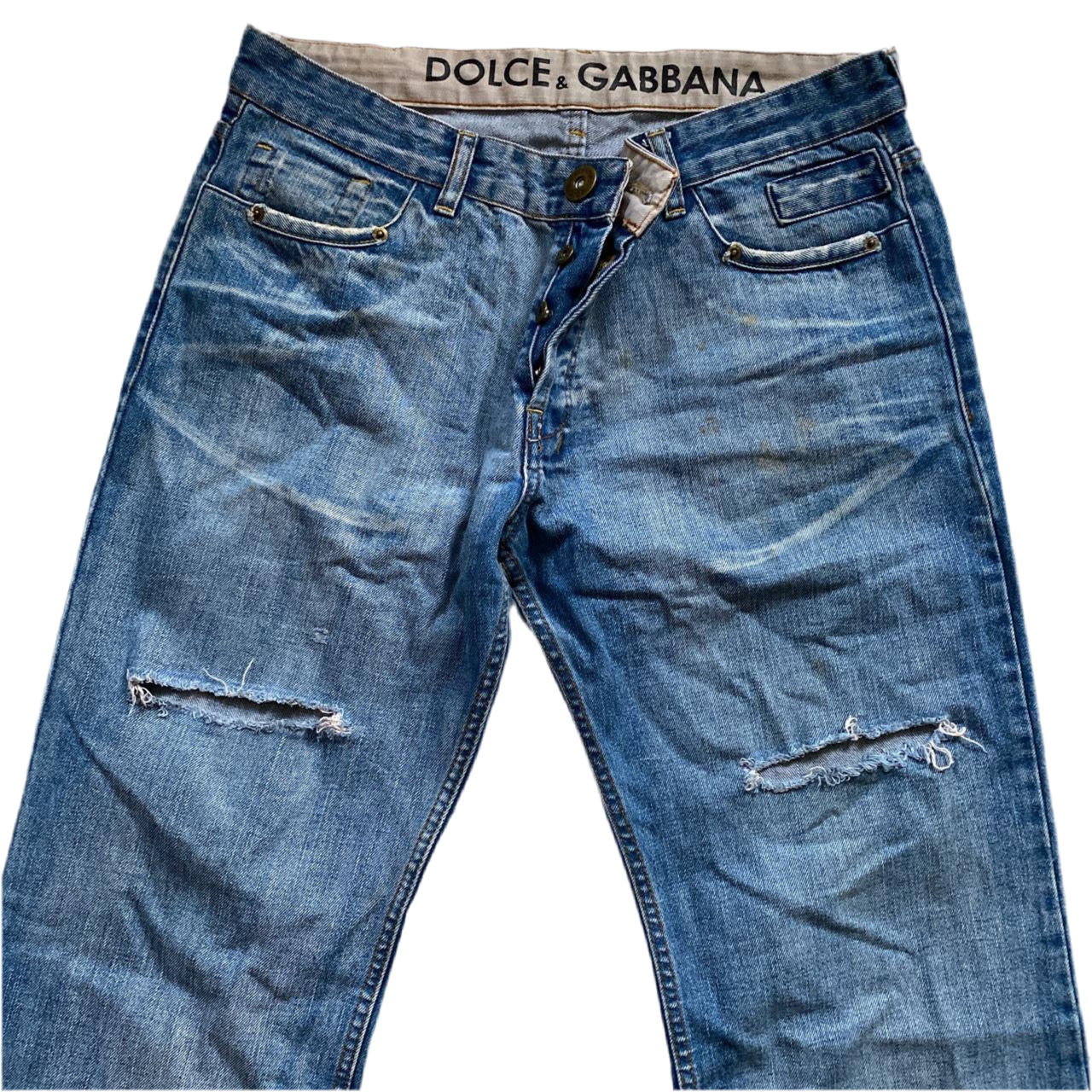 Dolce and Gabbana Distressed Jeans (36W)