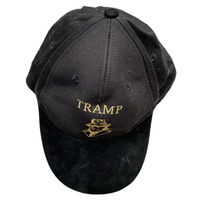 Tramp Black and Velour Beak Cap