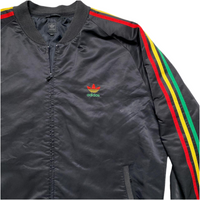 Adidas Originals Rasta Black Red Green and Yellow Bomber Jacket (XXL)