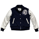 Billionaire Boys Club Navy and White Varsity Wool Fleece Bomber Jacket (M)