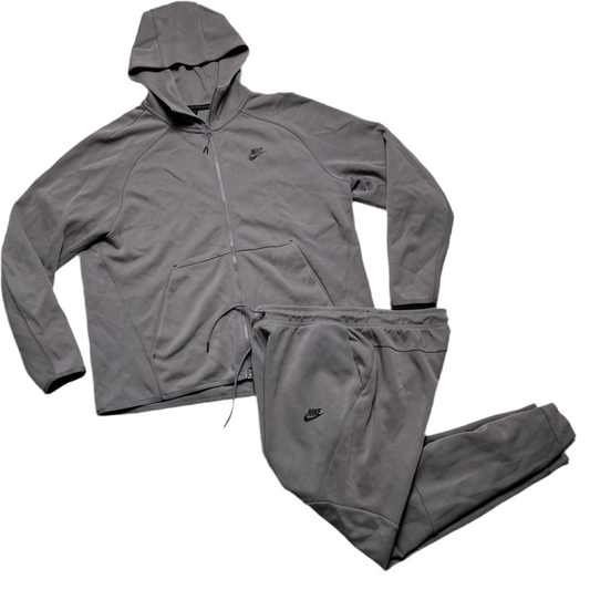 Nike Tech Fleece Old Season Dark Grey and Black Full Tracksuit (XL)