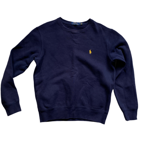 Ralph Lauren Navy Jumper (Small)
