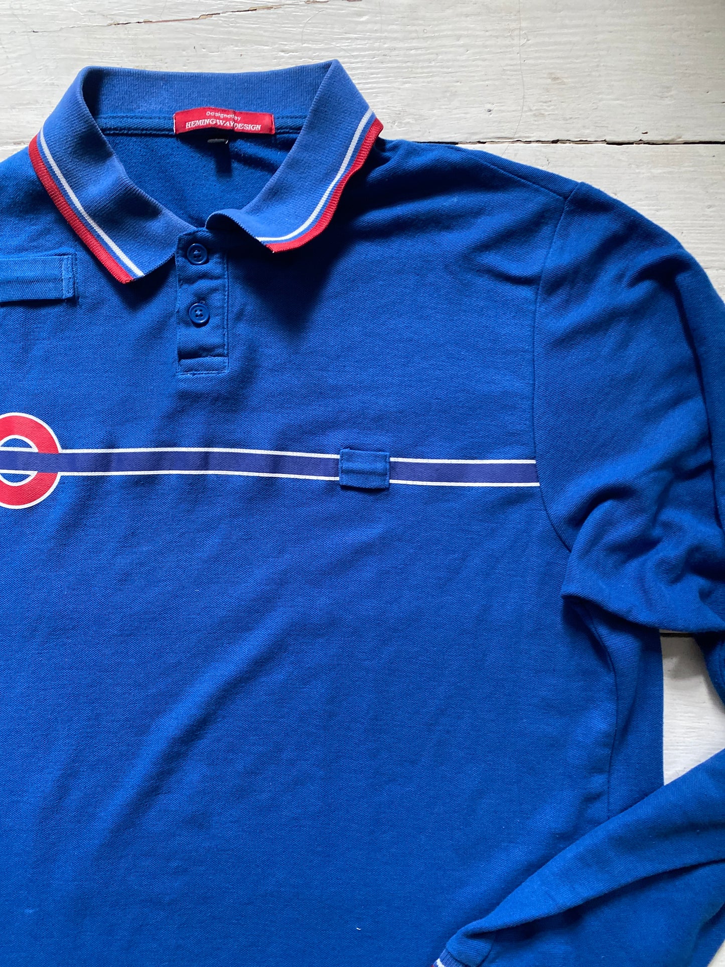 London underground long-sleeve polo