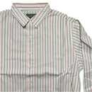 Denim Tears White Red Green and Black Pink Stripe Long Sleeve Shirt (S)