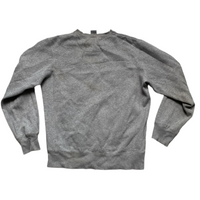 Nike Grey and White Swoosh Jumper (M)