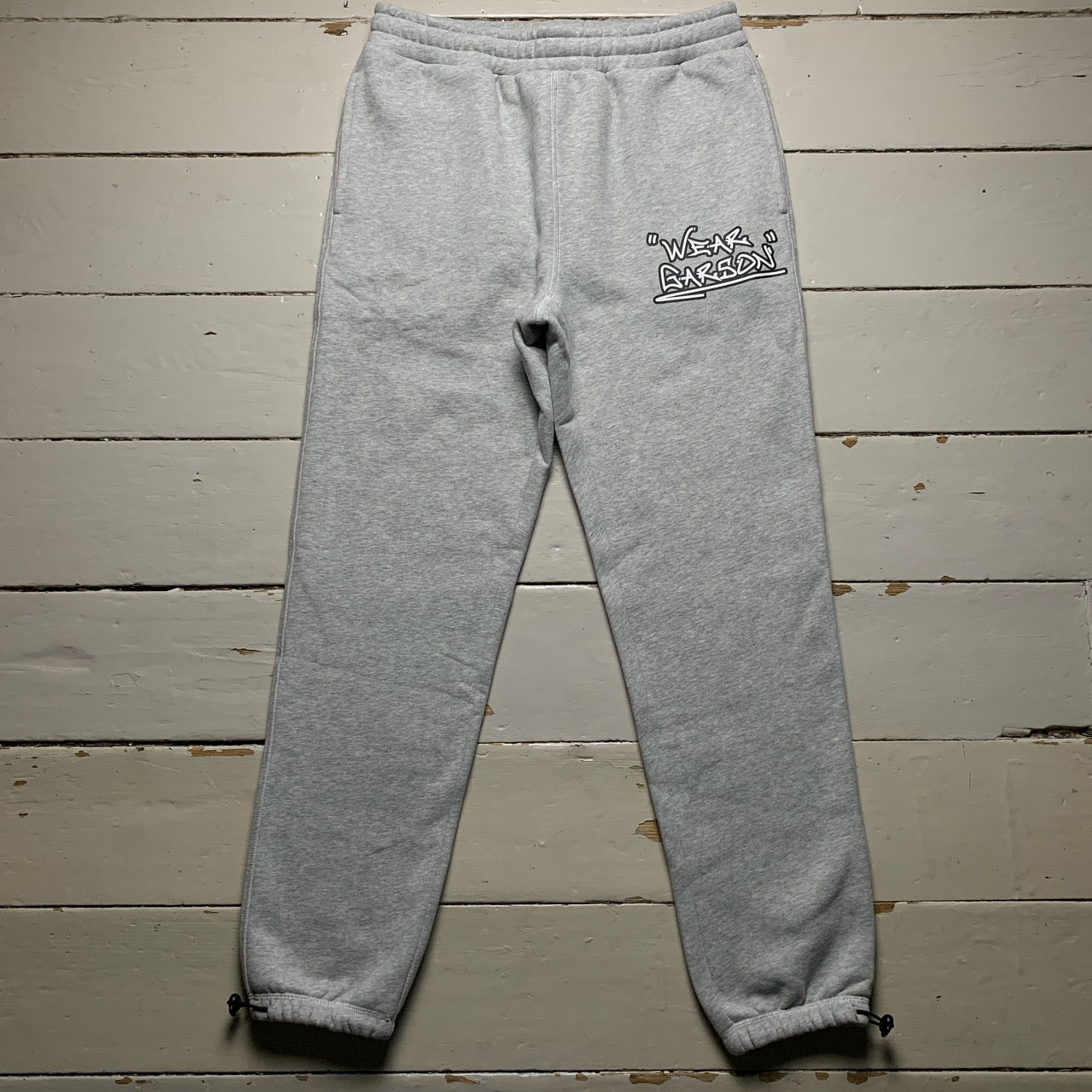 Heather Grey The Trio Contrast Stitch Sweatpants