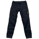 Stone Island Black Cargo Combat Trousers (W 32)