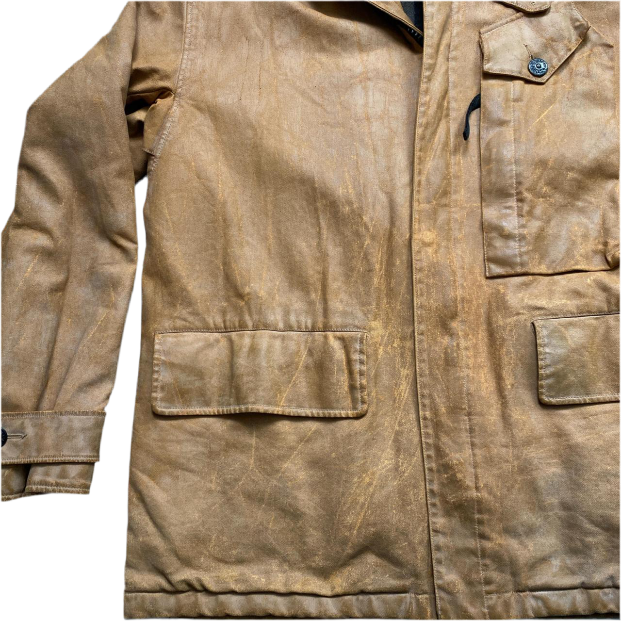 Stone Island Leather Brown Jacket (L)