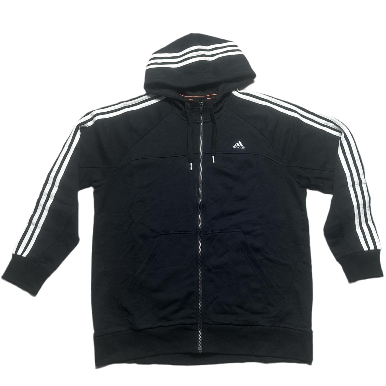 Adidas Performance Essentials Black and White Full Tracksuit (XL)