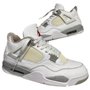 Jordan 4 White Cement Grey and Red (UK 11)